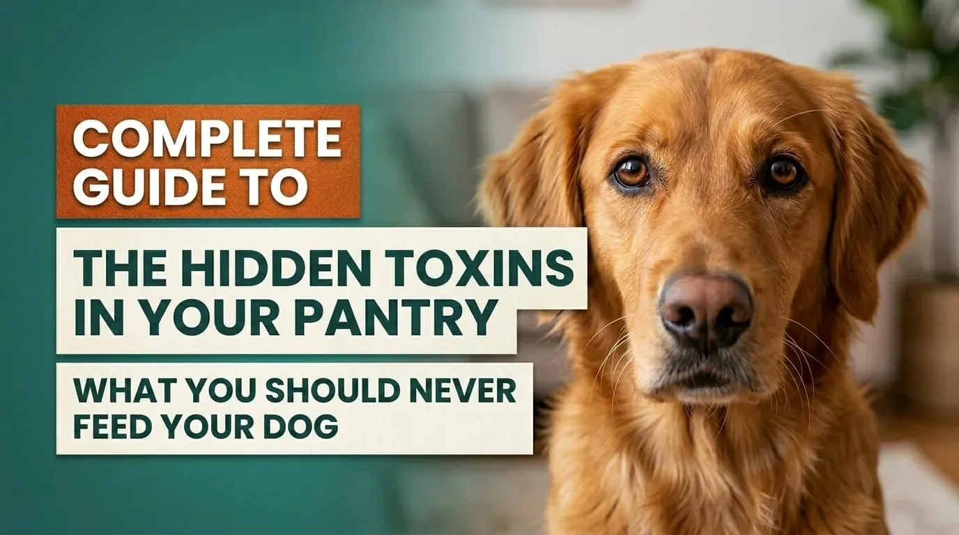 The Hidden Toxins in Your Pantry: What You Should Never Feed Your Dog