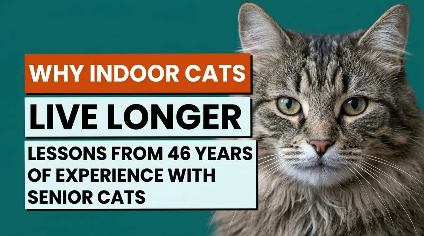 Why Indoor Cats Live Longer: Lessons from 46 Years of Experience with Senior Cats